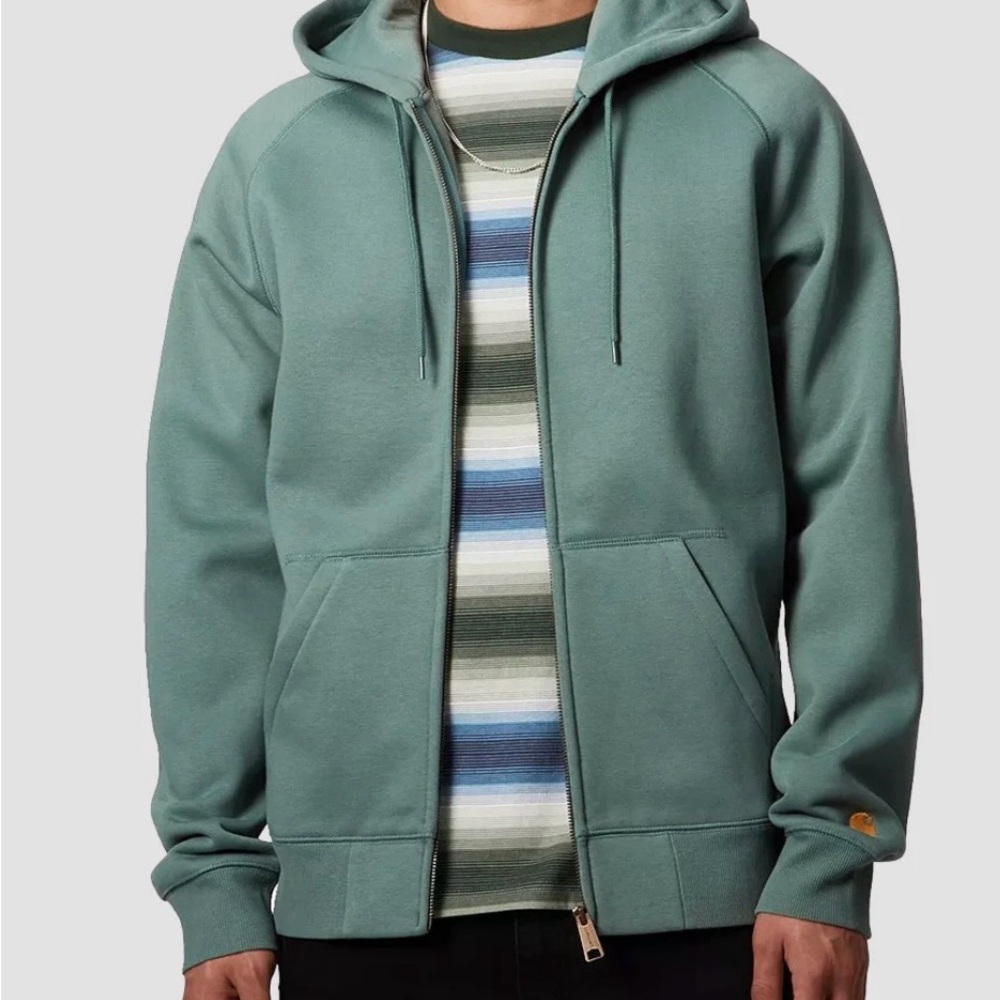 NWT Carhartt WIP Silver Pine Hooded Chase Jacket